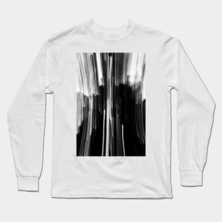 Black and white streaks from camera effects. Long Sleeve T-Shirt